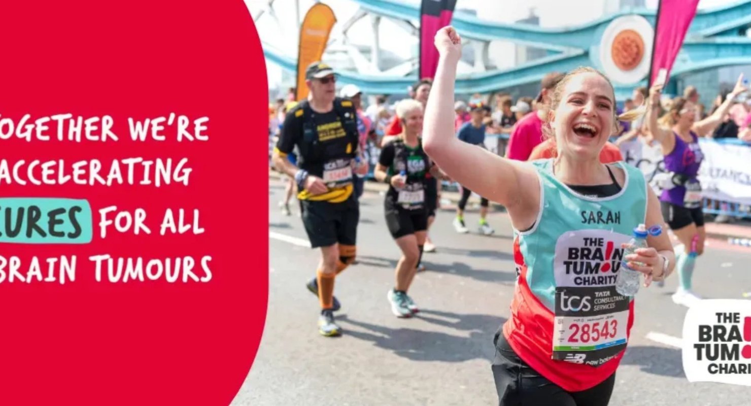 Running the London Marathon for The Brain Tumour Charity
